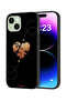 غطاء حماية لجهاز Apple iPhone 15 Plus برسومات طائرات تلامس القلب