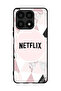 غطاء حماية لهاتف Honor X8a مع خلفية Netflix