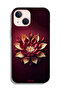 جراب حماية لجهاز Apple iPhone 13 mini بتصميم زهور تجريدية - 2