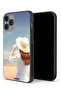 جراب حماية لجهاز Apple iPhone 14 Pro Max بتصميم قبعة فتاة واقفة