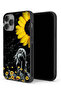 جراب حماية لجهاز Apple iPhone 14 Pro Max برسومات فتاة تنظر إلى القمر