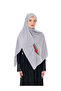 Polyster Gray Color Shawl Palestine Map Embroidered with Watermelon Colors S100036