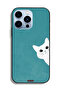 جراب حماية لجهاز Apple iPhone 13 Pro بتصميم قطة - 2
