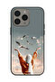 غطاء حماية لجهاز Apple iPhone 15 Pro Max بتصميم طيور تحلق - 2
