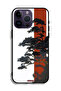 جراب حماية لجهاز Apple iPhone 14 Pro Max بتصميم شجرة فنية - 2