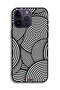جراب حماية لجهاز Apple iPhone 14 Pro Max بنمط دوائر وهمية - 2