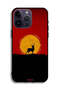 جراب حماية لجهاز Apple iPhone 14 Pro Max بتصميم غزال وقمر - 2