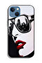 Apple iPhone 13 Protective Case Girl Face Abstract Art - 2