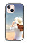 جراب حماية لجهاز Apple iPhone 13 mini بتصميم قبعة فتاة واقفة - 2