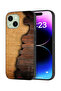 Apple iPhone 15 Plus Protective Case Cover Vintage Wood Pattern