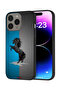 غطاء حماية لجهاز Apple iPhone 15 Pro Max بتصميم فن الحصان