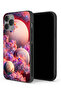 غطاء حماية لجهاز Apple iPhone 14 Pro Max بطبعة غيوم وفن تجريدي