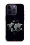 جراب حماية لجهاز Apple iPhone 14 Pro بتصميم فن البوصلة - 2