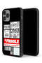 جراب حماية لجهاز Apple iPhone 14 Pro Max - ملصق ناشط خاص قابل للكسر