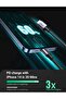 USB-C to Lightning Cable, 1M Nylon Braided Fast Power Delivery Charging Cable - 2