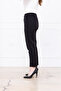 Women's Narrow Leg Elastic Waist Trousers - 6