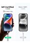 USB-C to Lightning Cable, 1M Nylon Braided Fast Power Delivery Charging Cable - 3