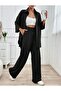 Women's Wear Wrinkle Fabric Shirt-Pants Two-Piece Suit Suitable for Tesetture - 2