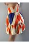 Pleated Elasticated Zigzag Skirt Ruffled Skirt - 3