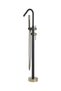 Victoria Free Standing Tub Faucet with Handheld Shower Head, Brass Body Modern Bathroom Faucet