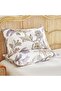 Queen size 6-piece floral damask duvet cover set - 4