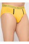 Pack of 2 - Solid Briefs with Striped Waistband - 4