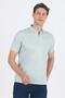 Green Polo Neck Short Sleeve Pocket Comfort Fit Cotton T-Shirt 1011250180
