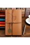 Handmade Leather Cover Notebook and Special Pen Set Vintage Nostalgic Diary, Agenda Special Day Gift - 8