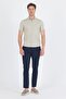 Men's Gray Italian Buttoned Collar Short Sleeve Slim Fit Shirt 1004250255 - 2