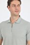 Short Sleeve Plain Suprem Polo Collar Pocketless Cotton Casual Slim Fit T-Shirt 1011250162 - 4