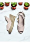 Wedge Heel Wicked & Linen Sandals - 2