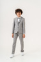 Boys' Tuxedo Suit – 5-Piece Set with Jacket, Trousers, Vest, Bow Tie, and Shirt - 6