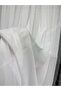 Snow White Glitter Bamboo Tulle Curtain – No Wrinkle, No Ironing, 1 to 3 Pleated Tulle Curtain