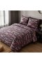 2 Pieces of Pillowcases Love Patterned 100% Cotton Luxury Fabric - 2