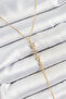 Brass Zircon Stone Row Star Figure Y Model Gold Color Women's Necklace