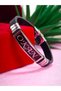 Name Writable Steel Leather Bracelet - 7