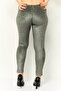 Women Velvet Pull On Legging, Grey - 2