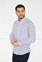 Giorgianni Lapel Button Plaid Linen Slim Fit Shirt - 3