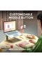 Pebble Mouse 2 M350s Slim Bluetooth Wireless Mouse, Portable, Customisable Button, Quiet Cl - 8