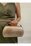 Women's Evening Dress Stone Gold Gold Shiny Chain Wedding Night Party Bag - 3