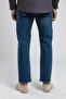 Rico High Waist Regular Fit Straight Leg Blue Men's Jeans - 2