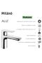 Milano Aliz Basin Mixer W/Pop Up Waste - 3