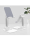 MaffStuff® White Foldable Adjustable Desk Phone and Tablet Holder - 5