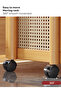 Sofa Side Table with Wheels,Coffee Table for Living Room Trolley Rack, Side Cabinet 30*50*83CM - 5