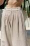 Moibel Lace Detail Beige Crop Pants Set - 8