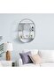 Cambridge Clock With Wooden Stand Wall Clock 66X94X13Cm Silver - 4