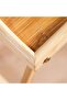 Loretta Bamboo Breakfast Table Bamboo | Modern Houseware Serving Table | L 50 X W 31 X H 2 Cm-Beige - 5