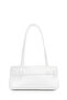 Women's Shoulder Bag Birdy White with Belt Detail - 4