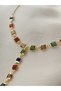 Y Necklace Steel Color Gold Stainless Water Resistant