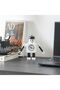 Robot Clock 11X4.9X11.2Cm White - 3